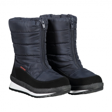 CMP Winterstiefel Rae Schneeboot mit Frontreissverschluss wasserdicht schwarz Kinder